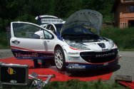 Rallye Český Krumlov: Test Peugeot Delimax Total Czech National Teamu